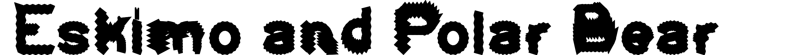 Eskimo and Polar Bear